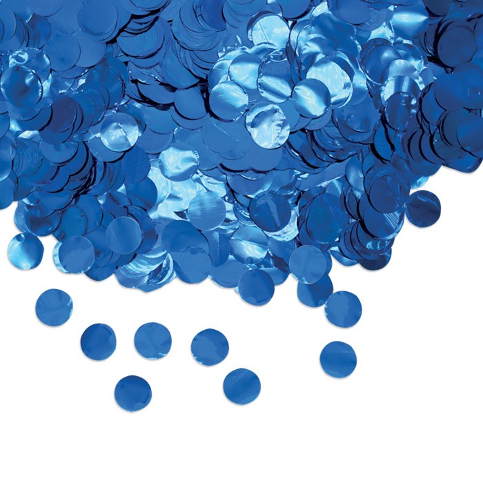 Coriandoli in Mylar Tondi Blu