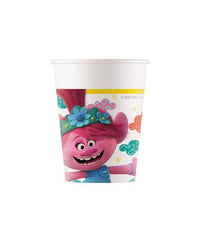 Bicchieri di Carta Trolls da 200 ml (8 pz)