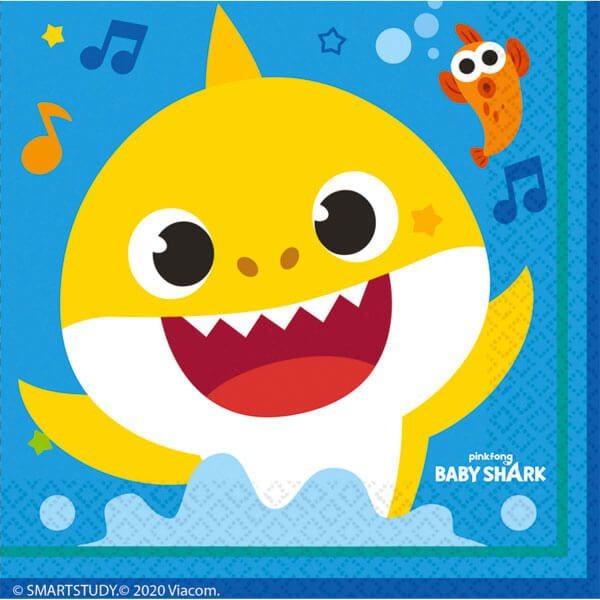 Tovaglioli Baby Shark (16 pz)