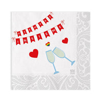 Tovaglioli Per Sempre Insieme Carta 33 x 33 cm
