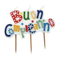 Candelina Picks Buon Complenno Multicolor 10 x 7 cm