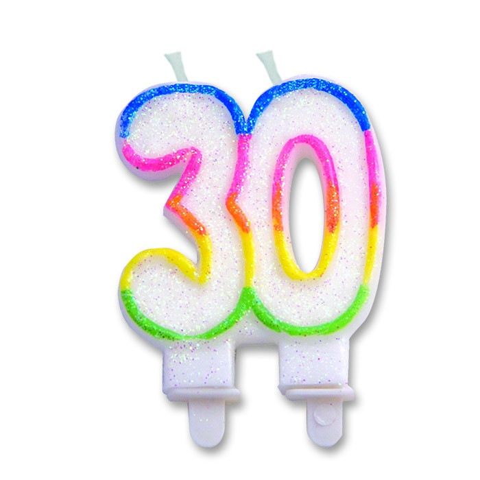 Candelina Numero 30 (Sweet)