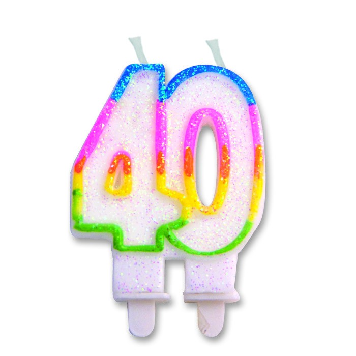 Candelina Numero 40 (Sweet)