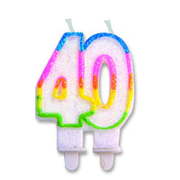 Candelina Numero 40 (Sweet) 8.5 cm