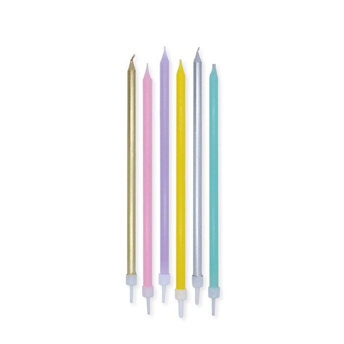 Candeline Matita Rainbow (6 pz)