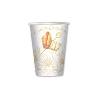 Bicchieri Cresima (8pz) Carta Bianco