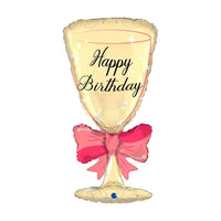 Palloncino Calice Happy Birthday Mylar