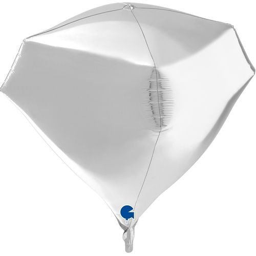 Palloncino Gemma Argento in 4D