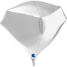 Palloncino Gemma Argento in 4D Mylar