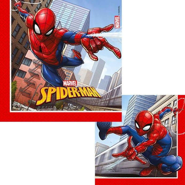 Tovaglioli di Carta Spiderman Crime Fighter