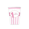 Bicchieri 1° Compleanno Rosa (8pz) Carta
