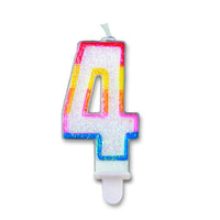 Candelina Numero 4 (Sweet) 8.5 cm