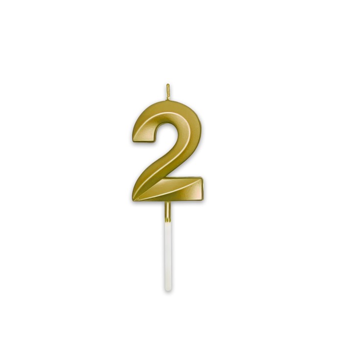 Candelina 2 Prestige Oro Metal