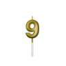 Candelina 9 Prestige Oro Metal 9 cm