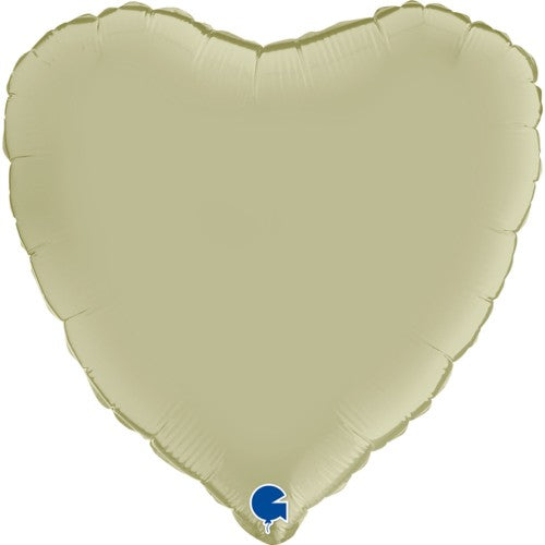 Palloncino Cuore 18" Satinato Verde
