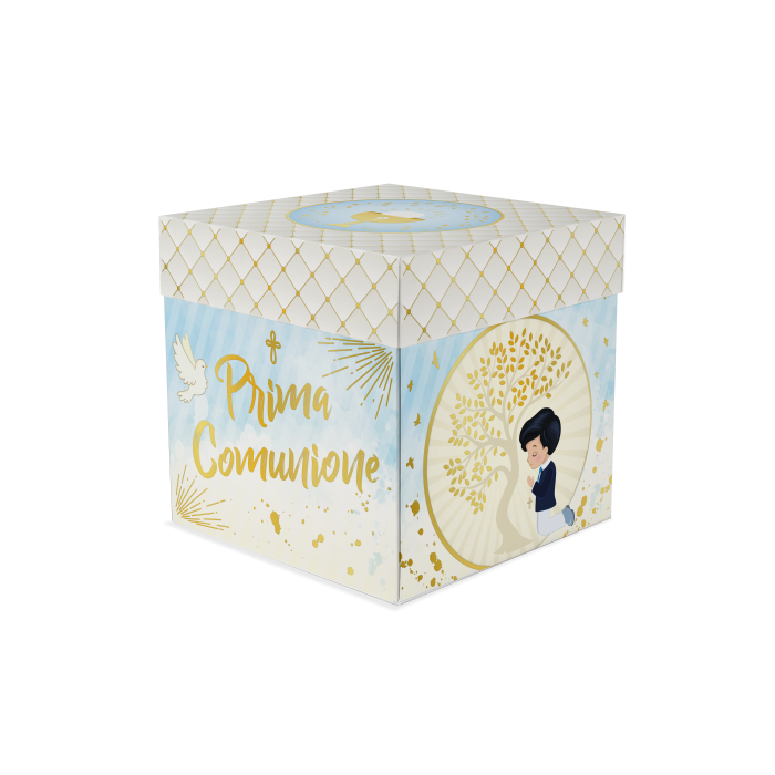 Box Surprise Prima Comunione Celeste