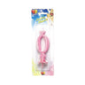 Candelina Rosa Numero 0 10 cm