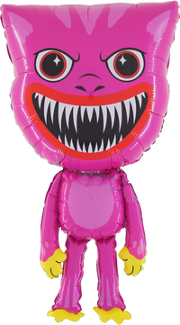 Palloncino Monster Fucsia Mylar 70 cm