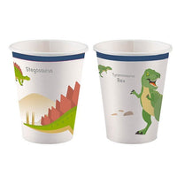 Bicchieri Di Carta Dinosauri da 250 ml