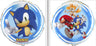 Palloncino Tondo Sonic Mylar 45 cm
