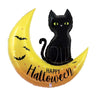 Palloncino Luna con Gatto Halloween Mylar 104 cm