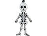 Mini Palloncino Scheletro Halloween Mylar 74 cm