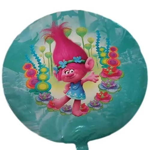 Palloncino Tondo 18" Poppy - Trolls