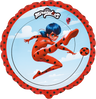 Palloncino Tondo Miraculous Ladybug Mylar