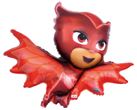 Palloncino PJMask Gufetta Mylar Rosso