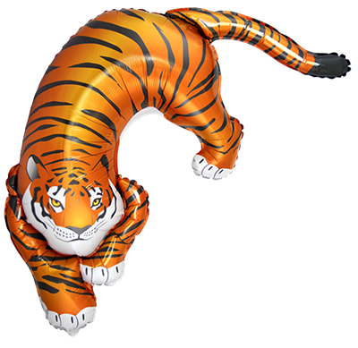 Palloncino Tigre Wild della Giungla
