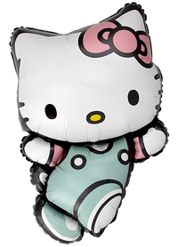 Palloncino Mylar Hello Kitty Hug Nero Rosa