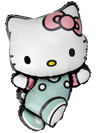 Palloncino Mylar Hello Kitty Hug Nero Rosa