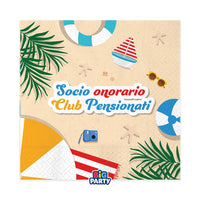 Tovaglioli di Carta Finalmente in Pensione 33 x 33 cm