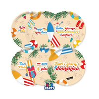 Piatti Finalmente in Pensione 18 cm (8 pz) Carta