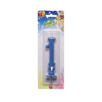 Candelina Celeste Numero 1 10 cm