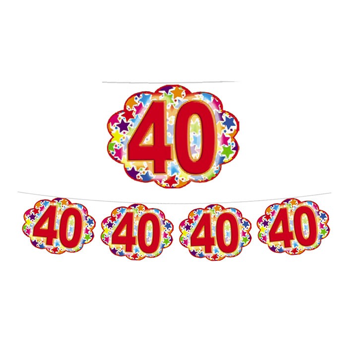 Festone Nuvoletta Numero 40