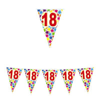 Festone Bandierina Numero 18 Pvc