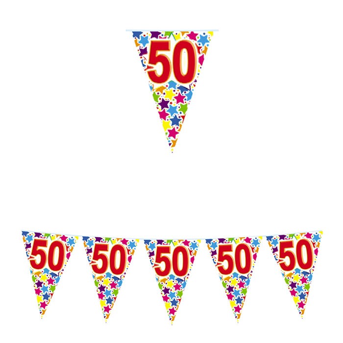 Festone Bandierina Numero 50