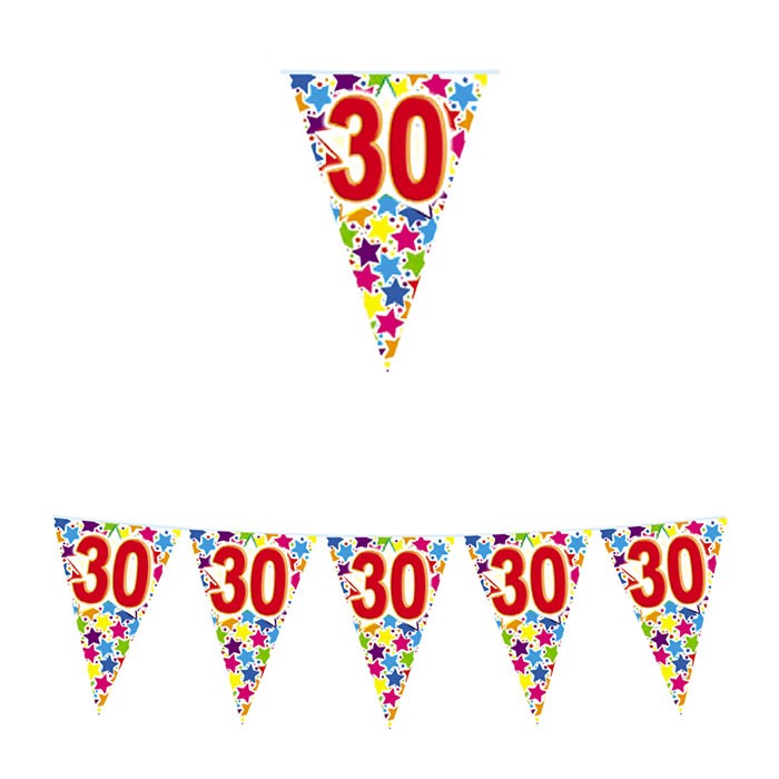 Festone Bandierina Numero 30
