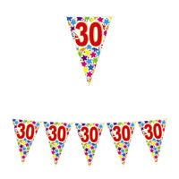 Festone Bandierina Numero 30 Pvc