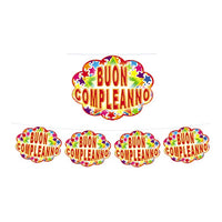 Festone Nuvoletta Buon Compleanno