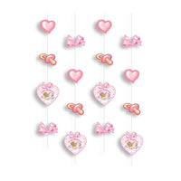 Festone Tendina Battesimo Rosa