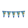 Festone Bandierina Orsetto 1 Compleanno Celeste