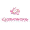 Festone Maxi Benvenuta Rosa Cartoncino 6 m