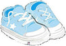 Palloncino Scarpette Azzurre Mylar 50 cm Azzurro
