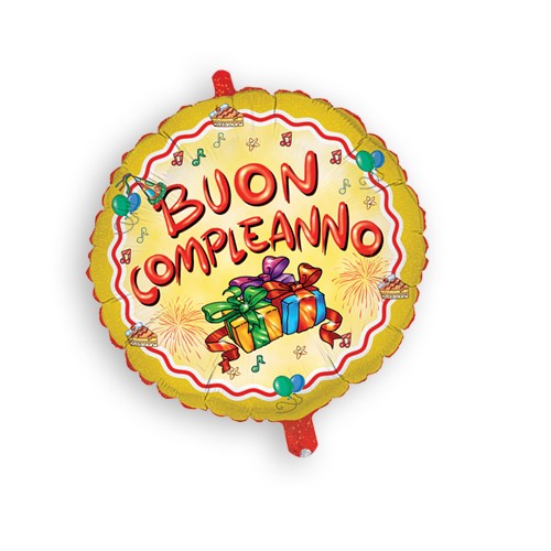 Palloncino Tondo Buon Compleanno
