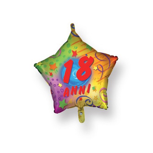 Palloncino Stella 18 anni Multicolor