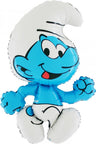 Palloncino Puffo Mylar Blu Oro