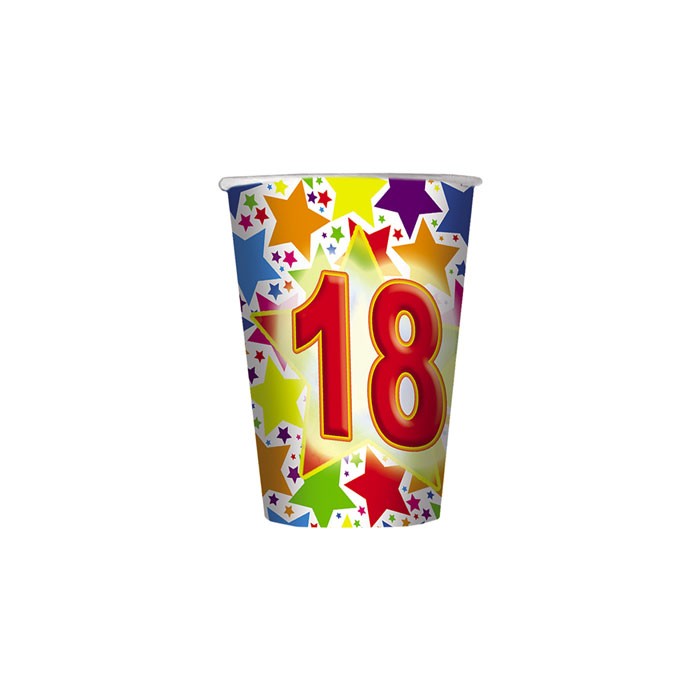 Bicchierini Numero 18 (10 pz)