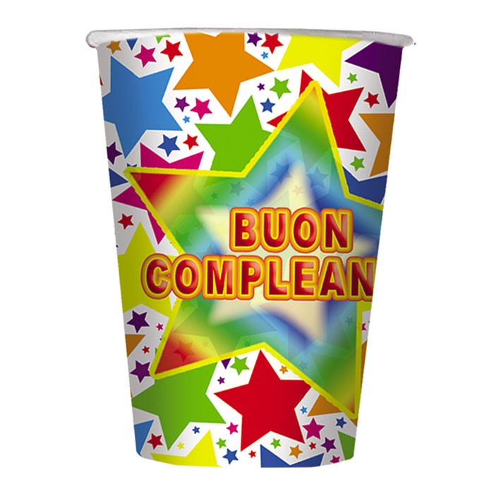 Bicchieri Buon Compleanno (10 pz)